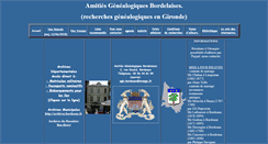 Desktop Screenshot of genealogie-gironde.org
